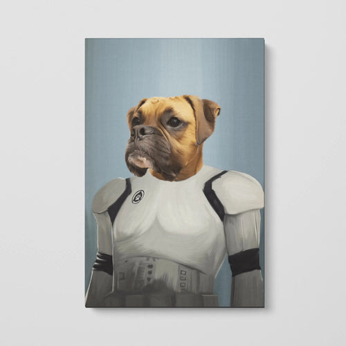 Crown and Paw - Canvas The Trooper - Custom Pet Canvas
