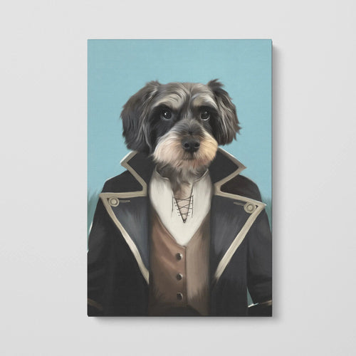 Crown and Paw - Canvas The Pirate - Custom Pet Canvas