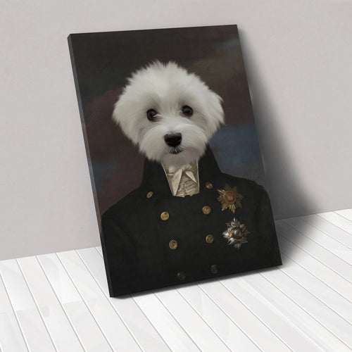 Crown and Paw - Canvas The Captain - Custom Pet Canvas