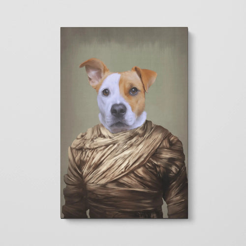 Crown and Paw - Canvas The Mummy - Custom Pet Canvas
