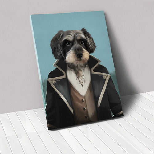 Crown and Paw - Canvas The Pirate - Custom Pet Canvas