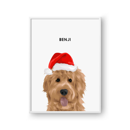 Christmas Pet Portrait - One Pet