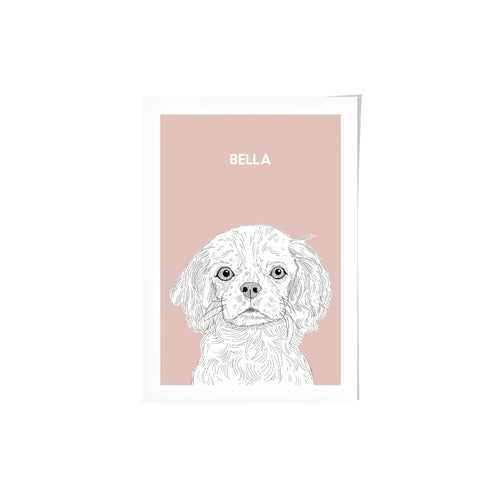 Illustrated Pet Portrait - One Pet