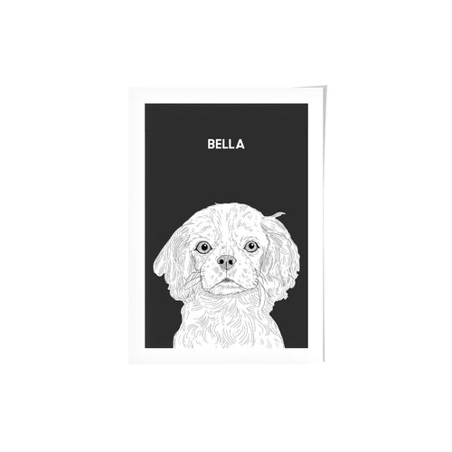 Illustrated Pet Portrait - One Pet