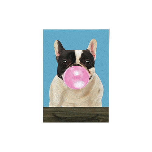Crown and Paw - Framed Poster Custom Pet with Bubblegum Portrait - Framed Poster