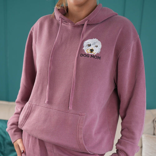 Crown and Paw - Loungewear Set Custom Loungewear Set - Hoodie and Sweat Pants S / Maroon / Full Color