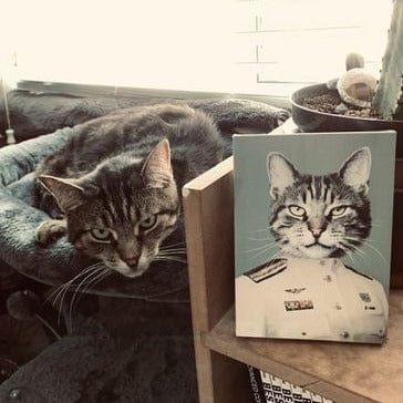 Crown and Paw - Canvas The Male Coast Guard - Custom Pet Canvas