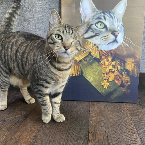 Crown and Paw - Canvas The Colonel - Custom Pet Canvas