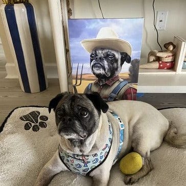 Crown and Paw - Canvas The Farmer - Custom Pet Canvas