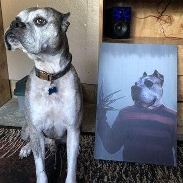 Crown and Paw - Canvas The Krueger - Custom Pet Canvas