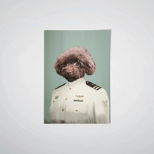 Crown and Paw - Poster The Female Coast Guard - Custom Pet Poster