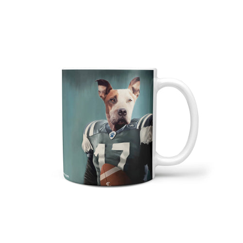 Crown and Paw - Mug The Football Player - Custom Mug 11oz