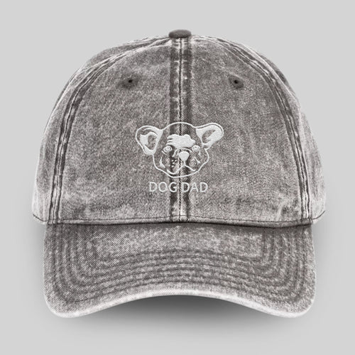Crown and Paw - Hat Custom Pet Face Vintage Cap