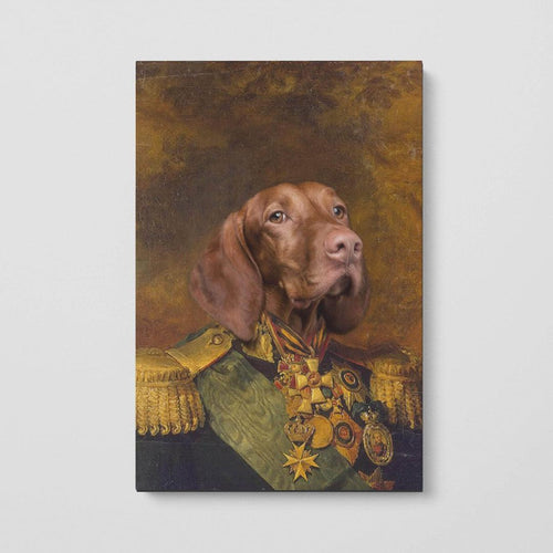 Crown and Paw - Canvas The Colonel - Custom Pet Canvas