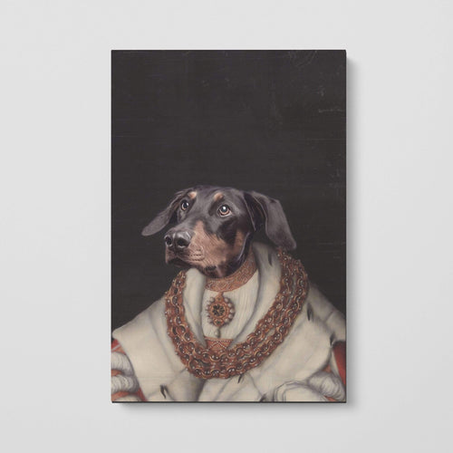 Crown and Paw - Canvas The Heiress - Custom Pet Canvas