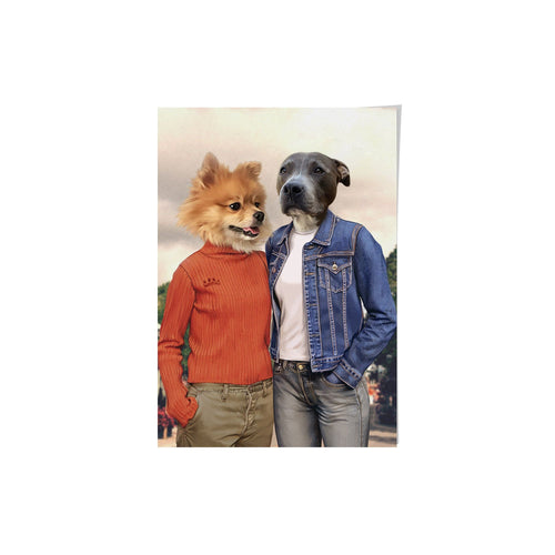 Crown and Paw - Poster Gilpaw Girls - Custom Pet Poster 8.3" x 11.7" / Casual