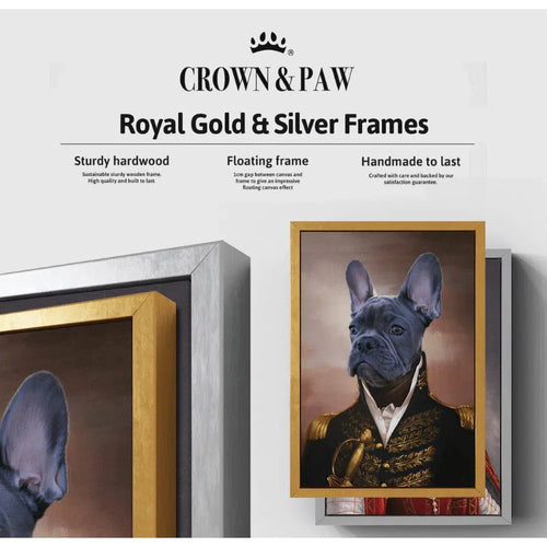 Crown and Paw - Canvas The Red Rose - Custom Pet Canvas