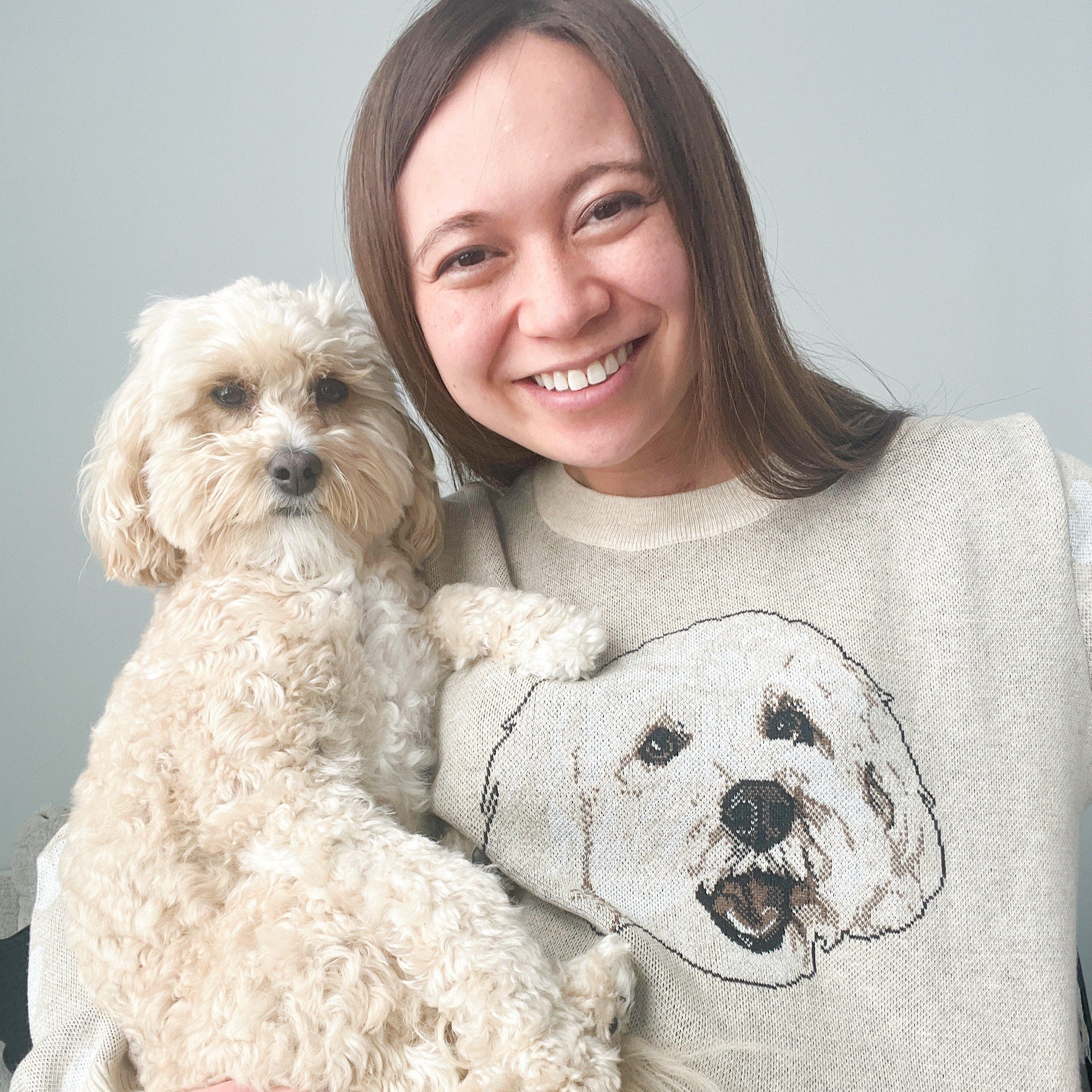 Crown and Paw - Knitwear Custom Knitted Pet Face Sweater