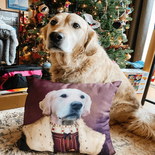 Crown and Paw - Throw Pillow The Young King - Custom Throw Pillow