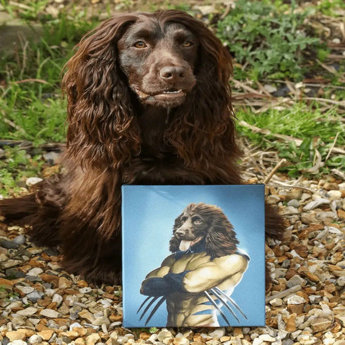 Crown and Paw - Canvas The Pawverine - Custom Pet Canvas