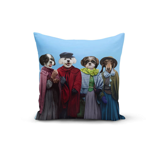 Crown and Paw - Throw Pillow Little Women - Custom Throw Pillow 14" x 14" / Winter