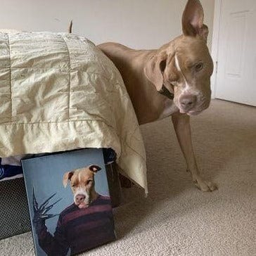 Crown and Paw - Canvas The Krueger - Custom Pet Canvas