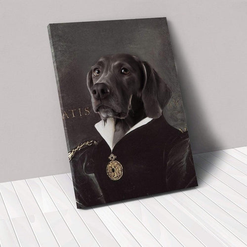 Crown and Paw - Canvas The Duchess - Custom Pet Canvas