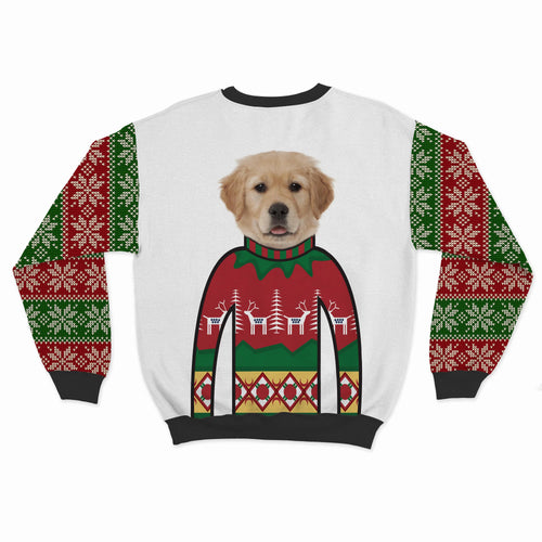 Crown and Paw - Custom Clothing Premium Christmas Sweatshirt Snow White / Snowflakes / S