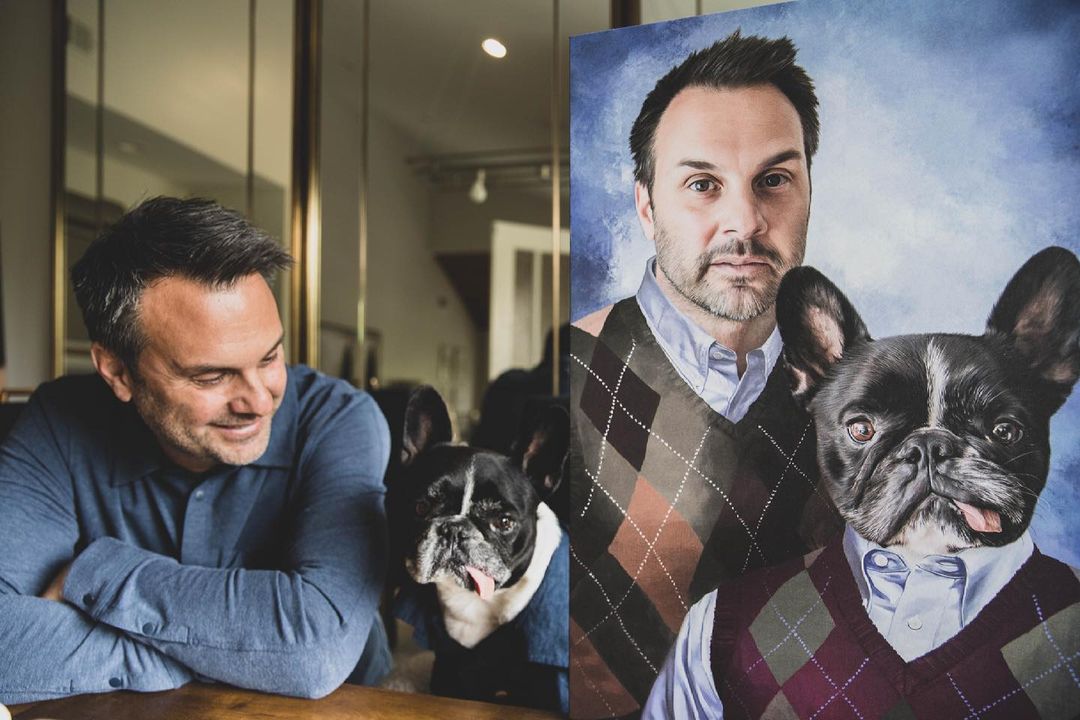 Step Brothers Custom Pet and Owner Canvas