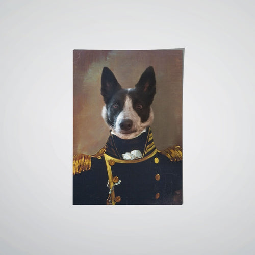 Crown and Paw - Poster The Admiral - Custom Pet Poster