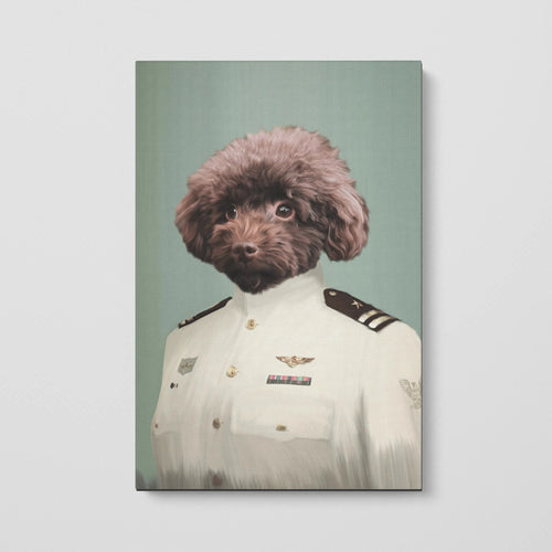 Crown and Paw - Canvas The Female Coast Guard - Custom Pet Canvas