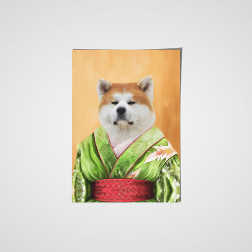 Crown and Paw - Poster The Geisha - Custom Pet Poster