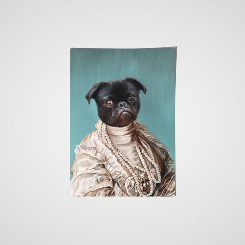 Crown and Paw - Poster The Queen Regent - Custom Pet Poster