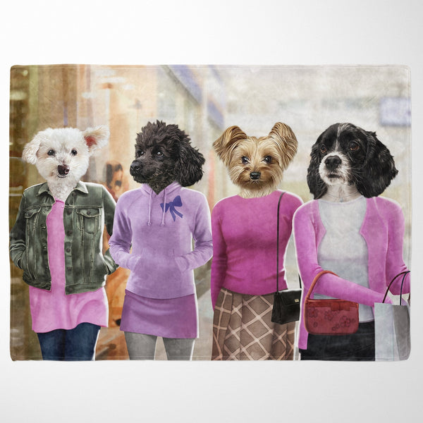 The 4 Mean Girls - Custom Pet Blanket