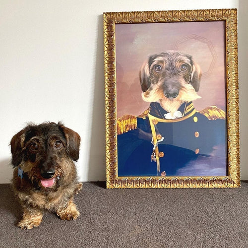 Crown and Paw - Poster The Admiral - Custom Pet Poster