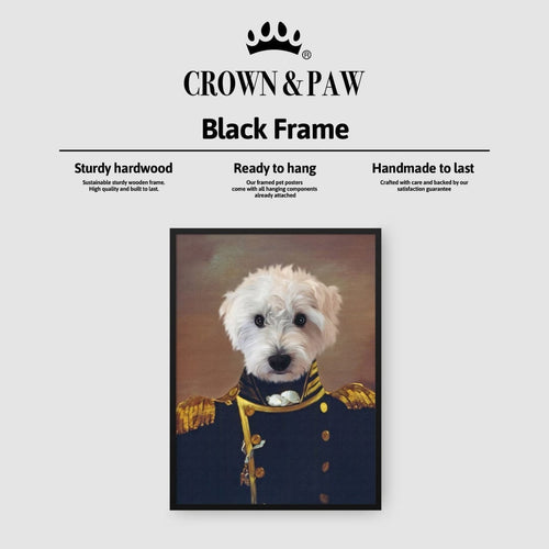 Crown and Paw - Poster The Admiral - Custom Pet Poster