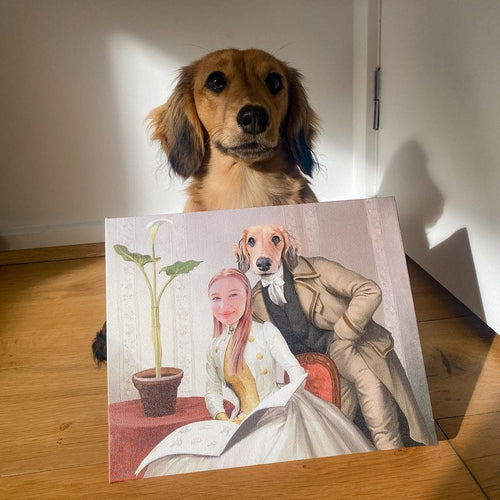 Crown and Paw - Canvas The Betrothed - Custom Pet Canvas