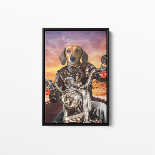 The Biker - Custom Pet Canvas