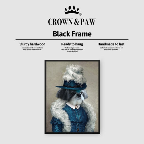 Crown and Paw - Poster The Boa Lady - Custom Pet Poster