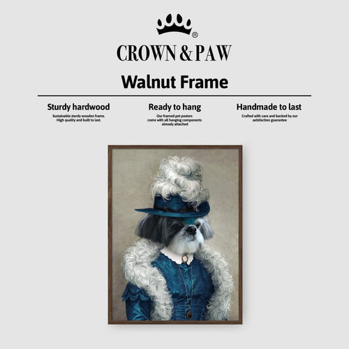 Crown and Paw - Poster The Boa Lady - Custom Pet Poster