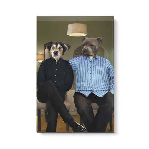 Crown and Paw - Canvas The Cam and Mitch - Custom Pet Canvas