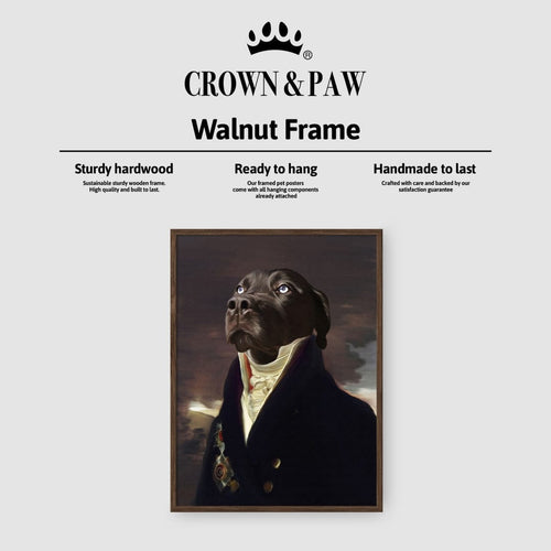Crown and Paw - Poster The Count - Custom Pet Poster