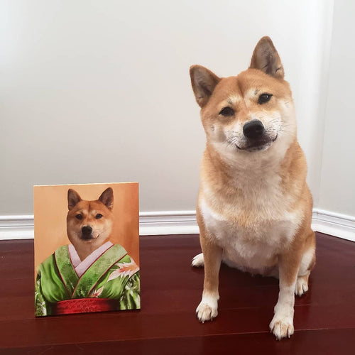Crown and Paw - Canvas The Geisha - Custom Pet Canvas