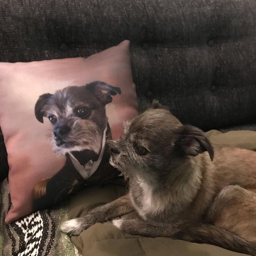 Crown and Paw - Throw Pillow The General - Custom Throw Pillow