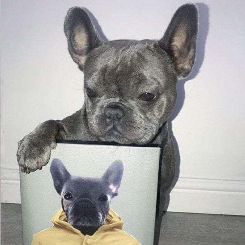Crown and Paw - Custom Crown and Paw Halloween Pet Portrait