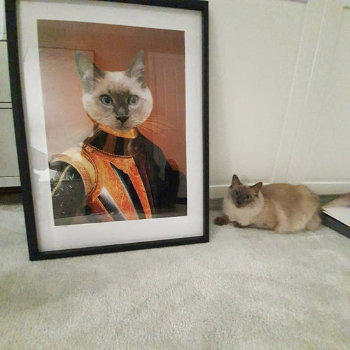 Crown and Paw - Poster The Knight - Custom Pet Poster
