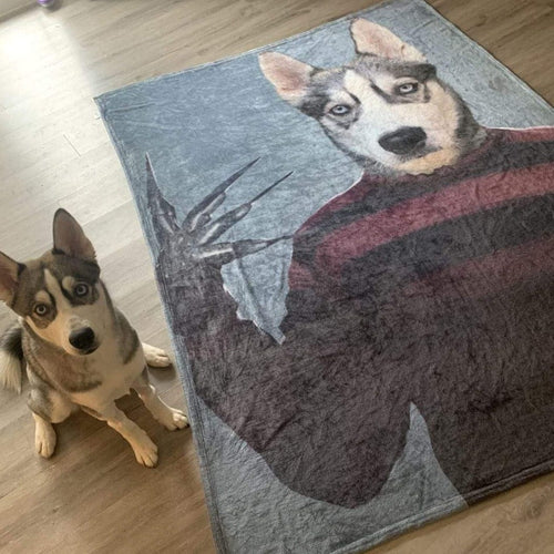 Crown and Paw - Custom Crown and Paw Halloween Pet Portrait