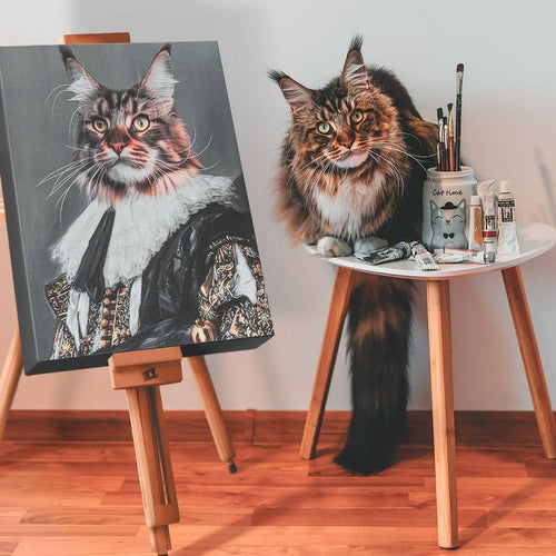 Crown and Paw - Canvas The Laughing Cavalier - Custom Pet Canvas