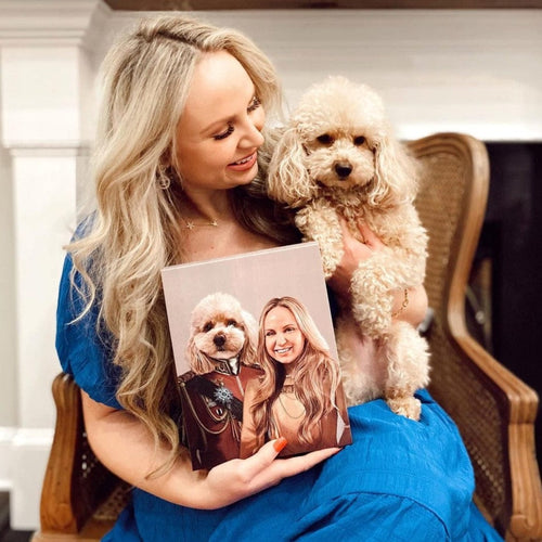 Crown and Paw - Canvas The Lord And Lady - Custom Pet Canvas