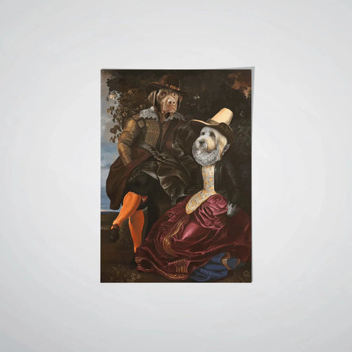 Crown and Paw - Poster The Lovers - Custom Pet Poster